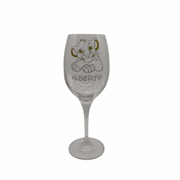 BOTELLA DE VINO CON STICKER + COPA - Imagen 2